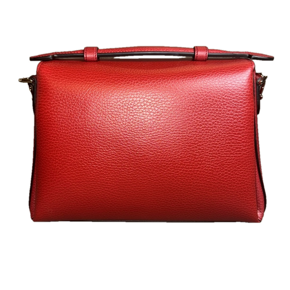 Gucci  Interlocking Red Leather Shoulder Bag NWOT - Picture 2 of 8